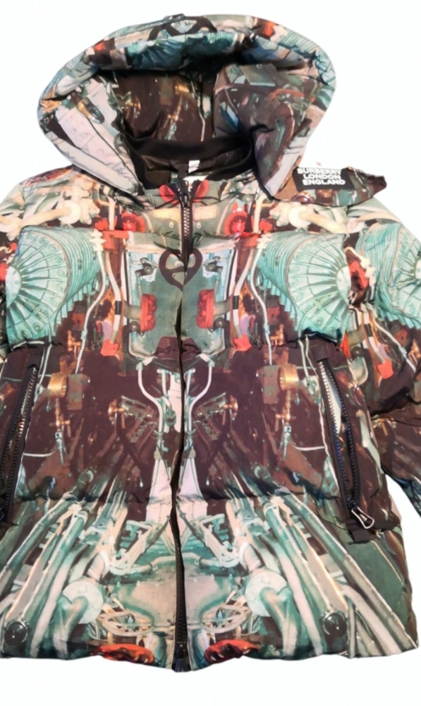Burberry's men's down puffer jacket